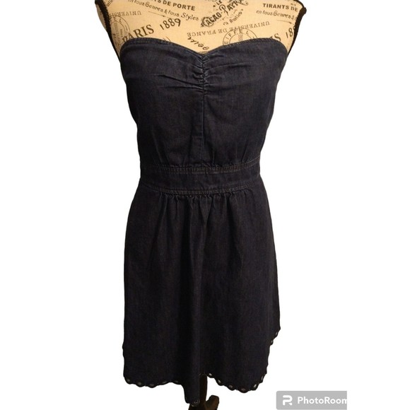 Juicy Couture Dresses & Skirts - Juicy couture denim strapless mini dress Sulz 12 Sexy Feminine City Y2k